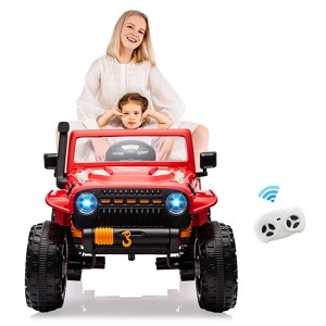 24V 2 Seater Kids Ride On Toys, Battery Powered Electric Ride On Car - 1 of 4