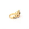 Leonor Crown Crystal Engagement Bridal Ring Womens Ginger Lyne Collection - 4 of 4