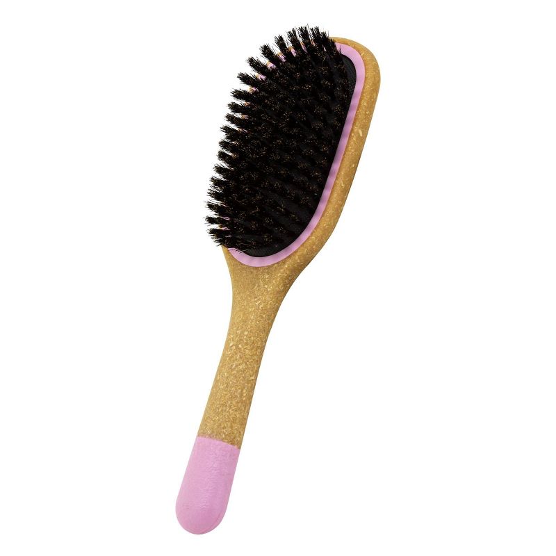 Swissco Wooden Handle Rectangle Paddle Boar Bristles Hair Brush, 4 of 7