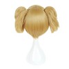 Unique Bargains Women's Halloween Wigs for White Women 10.5" Yellow with Wig Cap - 4 of 4