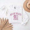 Simply Sage Market Women's Graphic Sweatshirt Embroidered Miami Beach Florida - 3 of 3