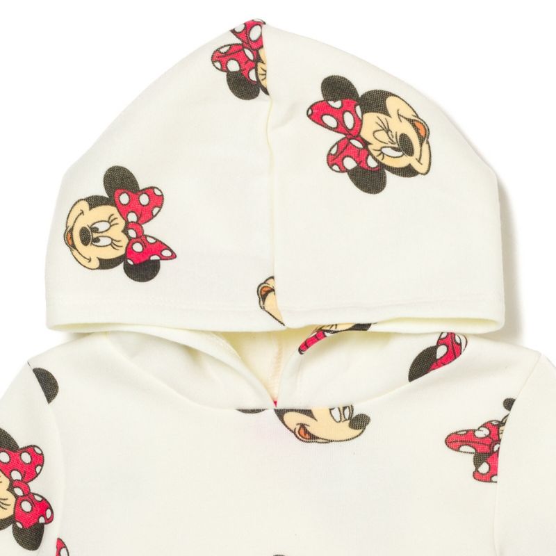 Disney Minnie Mouse Mickey Goofy Donald Duck Daisy Girls Pullover Hoodie Little Kid to Big, 3 of 7