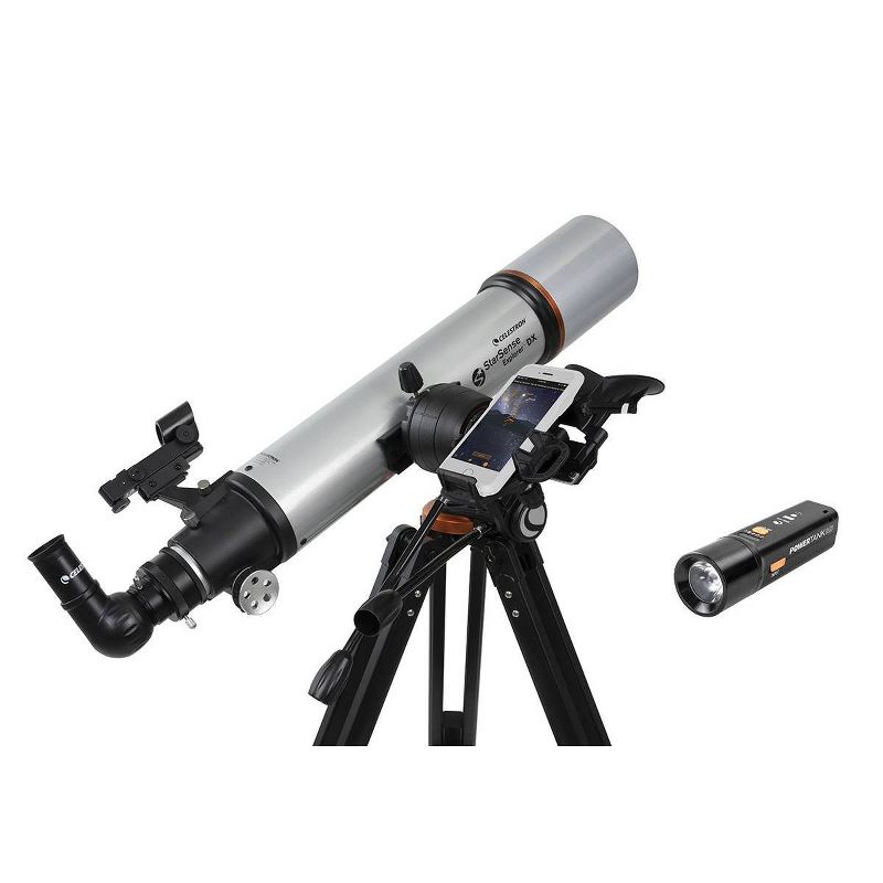 Celestron Starsense Explorer DX 102AZ App Enabled Refractor Telescope with Bonus Power Tank Glow 5000 Portable Power Bank, 2 of 16