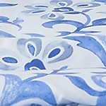 watercolor flowers - blue