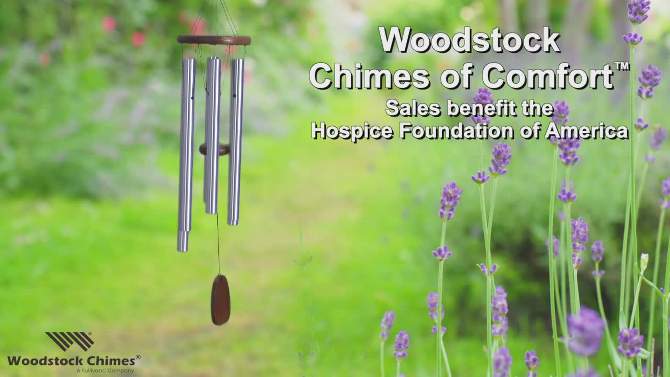 Woodstock Windchimes Woodstock Chimes of Comfort, Wind Chimes For Outside, Wind Chimes For Garden, Patio, and Outdoor Décor, 24"L, 2 of 10, play video