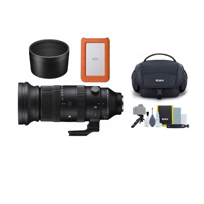 Sigma 60-600mm F4.5-6.3 DG DN OS Lens for Sony E Mount w/1 TB Hard Drive Bundle