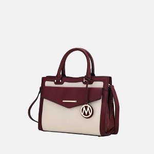 MKF Collection Alyssa Multi-Compartment Satchel Women’s Bag by Mia K - 1 of 4