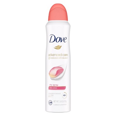 Dove Beauty Advanced Care Rose Petals 48-Hour Antiperspirant & Deodorant Dry Spray - 3.8oz