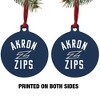 University of Akron Zips Logo Aluminum Holiday Christmas Tree Ornament - 2 of 4