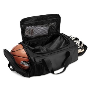 Generic Basketball duffel bag Large Sports Bag with Separate Ball Holder & Shoes Compartment,Best - 1 of 4