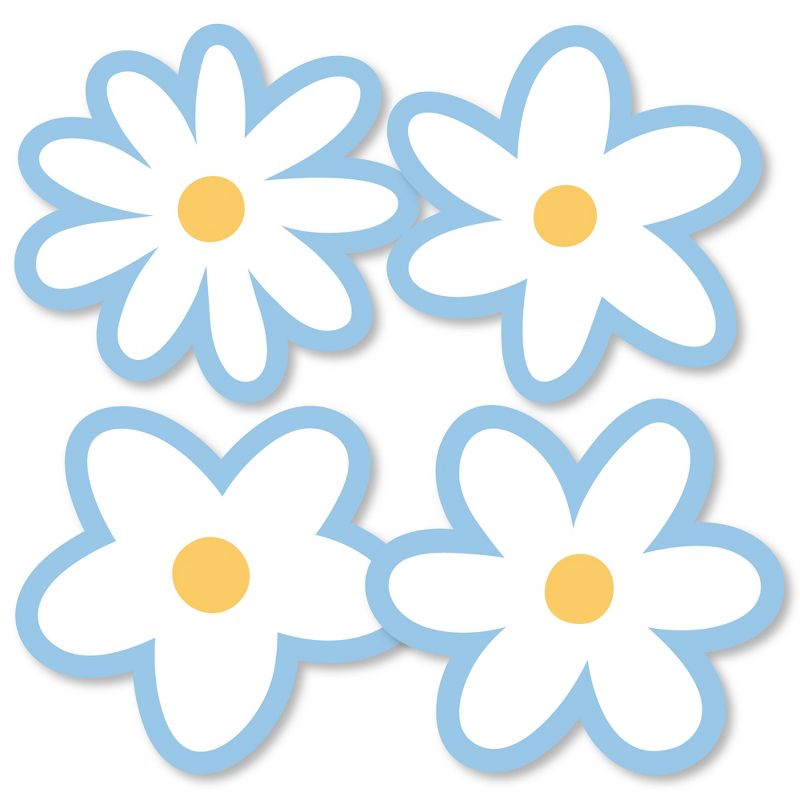 Big Dot of Happiness Blue Daisy Flowers - Decorations DIY Floral Party Essentials - Set of 20, 2 of 7