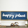 VIP Wood 36 in. Blue Happy Place Wall Sign - 2 of 4