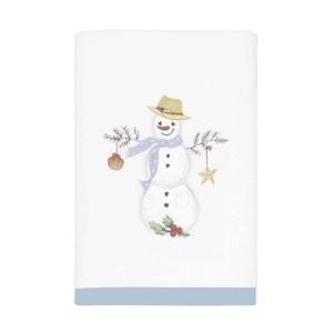 Avanti Linens Coastal Snowman Hand Towel - 1 of 3