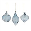 Iridescent Swirl Glass Ornament (Set of 12) - 4 of 4