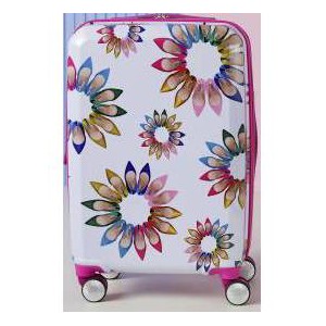 Sarah Jessica Parker Hardside Expandable Carry On Spinner Suitcase - White Shoe Wheel - 1 of 1