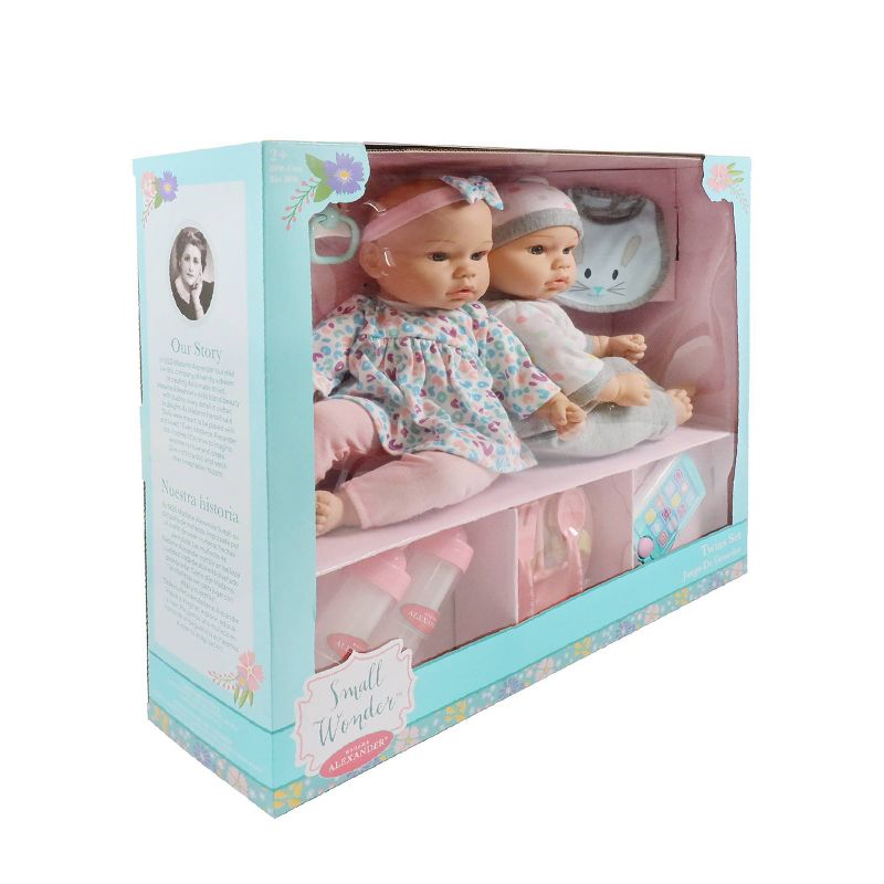 Madame Alexander Small Wonder 14&#34; Baby Doll Twins Set - Blue Eyes, 6 of 7