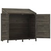 VidaXL Garden Shed Anthracite 40.2"x20.5"x44.1" Solid Wood Fir - 4 of 4