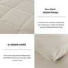 BAGOKIE All Seasons 3 Pieces Comforter Set Box Stitched Bedding Set - 2 of 4