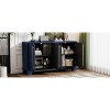 APRILSOUL Sideboard Buffet Cabinet with Storage, with Adjustable Shelves and Gold Handles for Kitchen, Dining Room and Living Room,Wood - 4 of 4