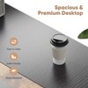 Computer Desk with Drawers 55 Inch Home Office Desk Writing Desk Work Desk PC Table Study Desk with 2-Tier Drawers Storage Shelf Side Hook - 3 of 4