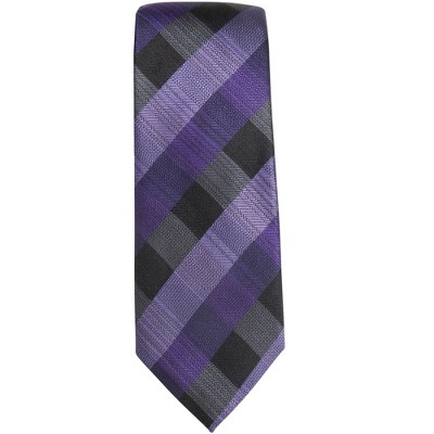Alfani Mens Sidney Gingham Self-tied Necktie