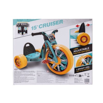 Jakks Pacific 15&#34; Fly Wheel Cruiser Kids&#39; Tricycle with 3 Position Seat_1