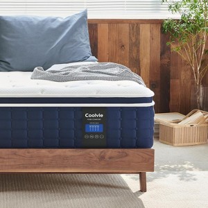 Coolvie Twin XL Mattress 12 Inch，Memory Foam Mattress in a Box，Medium Firm Feel with Motion Isolating，CertiPUR-US Certified - 1 of 1
