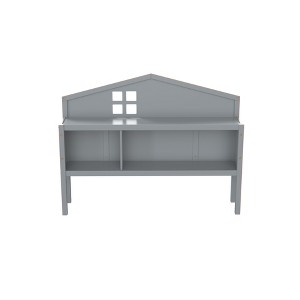 DOMETOUR Headboard Storage Cabinet for Full-size Montessori Floor Bed , Grey,Freely collocation - 1 of 4