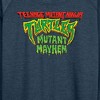 Women's - Teenage Mutant Ninja Turtles - Movie Logo Lightweight French Terry Wide Neck Long Sleeve Shirt - 2 of 4