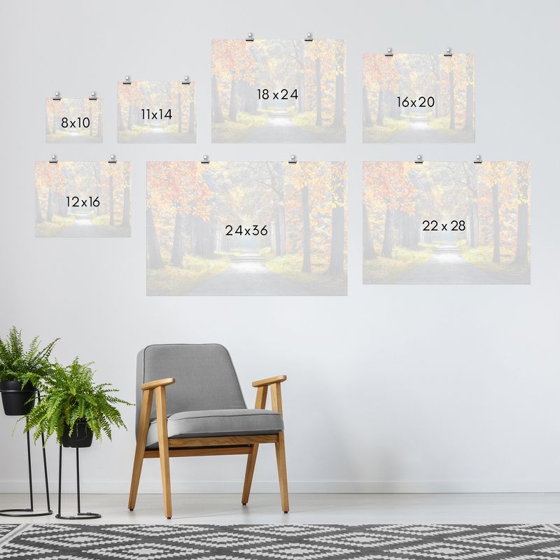 Americanflat Modern Wall Art Room Decor - Dutch Forest by Manjik Pictures, 4 of 7