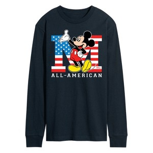 Men's - Disney - Americana Long Sleeve Graphic T-Shirt - 1 of 3