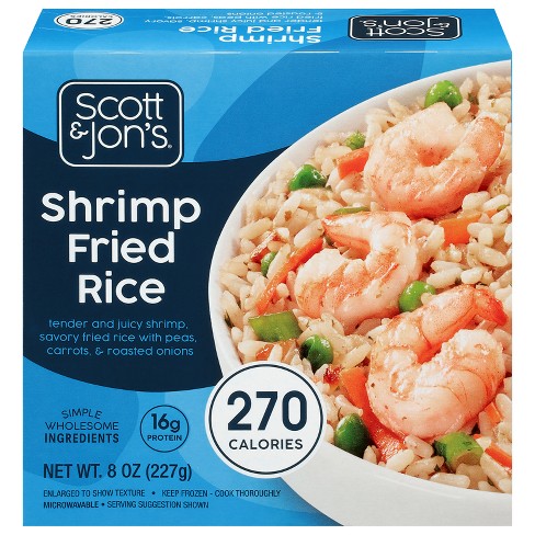 Scott & Jon's Frozen Shrimp Fried Rice Bowl - 8oz : Target
