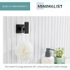 Mixxidea Square Single Towel Hook 2 PCS Bundle with Towel Holder (Matte Black) - 3 of 4