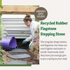 Garden Central 4 Pack 18"x22" Natural Rock Stepping Stones for Walkways, DIY Landscaping Solution, Made with Recycled materials, Grey - 4 of 4