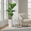 Coucheta Large Artificial Plants - 4.5-4.8 ft Tall Faux Floor Greenery in White Planters for Home, Office & Living Room Décor - 3 of 4