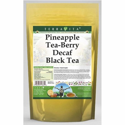 TerraVita Pineapple Tea-Berry Decaf Black Tea (50 tea bags, ZIN: 537105, 1-Pack)