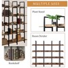 Runesay 5 Tier Bookcase Home Office Open Bookshelf, Vintage Industrial Style Shelf with Metal Frame - 4 of 4