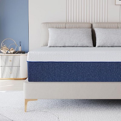 BAFODE Full Mattress 12 Inch Charcoal Memory Foam Mattress in a Box Fiberglass Free, 75" ¡Á 54" ¡Á 12", Medium