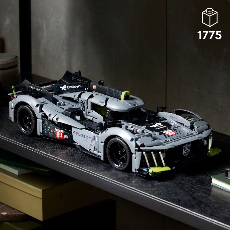 LEGO Technic PEUGEOT 9X8 24H Le Mans Hybrid Hypercar Building Kit 42156, 6 of 8