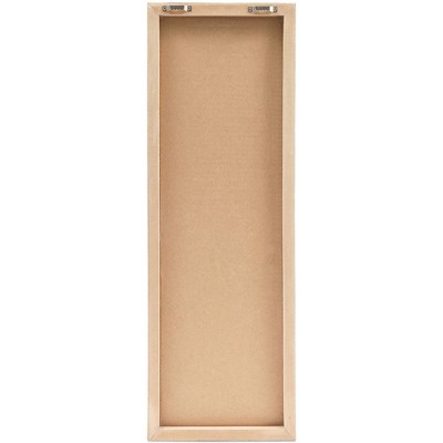 Frameless Cork Bulletin Boards with Leaf Print, 8 x 23.6 inches, 2-Pack