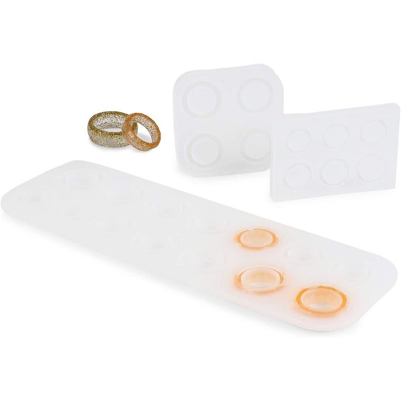 Bright Creations 3 Pieces Silicone Making Kit for Resin Rings, DIY Jewelry, Arts and Crafts, 2 of 7