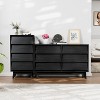 XIYUYEU 6-Drawer Bedroom Dresser,Chest of Drawers with Vintage Bevel Design,Dressers for Living Room,Hallway,Study - 4 of 4