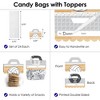 Big Dot of Happiness Bump, Set, Spike Volleyball DIY Baby Shower or Birthday Party Clear Goodie Favor Bag Labels Candy Bags with Toppers Set of 24 - 3 of 4