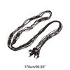 Unique Bargains Beaded Weaving Adjustable Waist Belt 1 Pc - 3 of 4