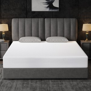 Dyonery 8/10 inch Dual-Side Memory Foam Mattress with Tencel Cover & Cooling Green Tea/Gel, CertiPUR-US - 1 of 4