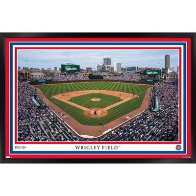 Trends International MLB Chicago Cubs - Seiya Suzuki 23 Framed Wall Poster  Prints White Framed Version 22.375 x 34