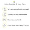 BreathableBaby Cotton Percale Fitted Sheet, For 52" x 28" Crib & Toddler Bed Mattress (2-Pack) Solid - image 4 of 4