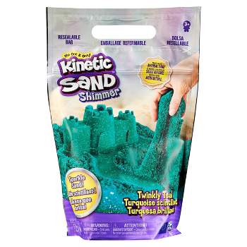 Kinetic Sand 2lb Twinkly Teal Shimmer Sand