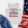 The Juniper Shop Little Miss Firecracker Checkered Toddler Tank - 3 of 4