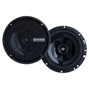 Memphis Audio PRXS60  Power Reference Series 6.5" 2-Ohm Oversized Shallow 2-Way Speakers With Swivel Tweeters - 1 of 4